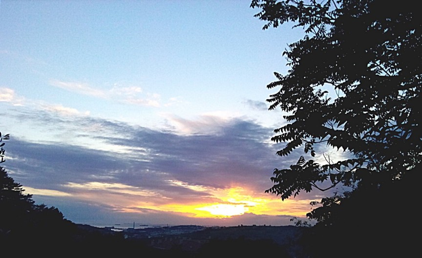 Tramonto su Trieste da Dolina